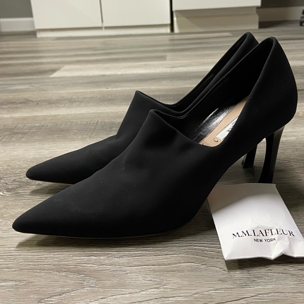 MM Lafleur Black Zona Pump Heels